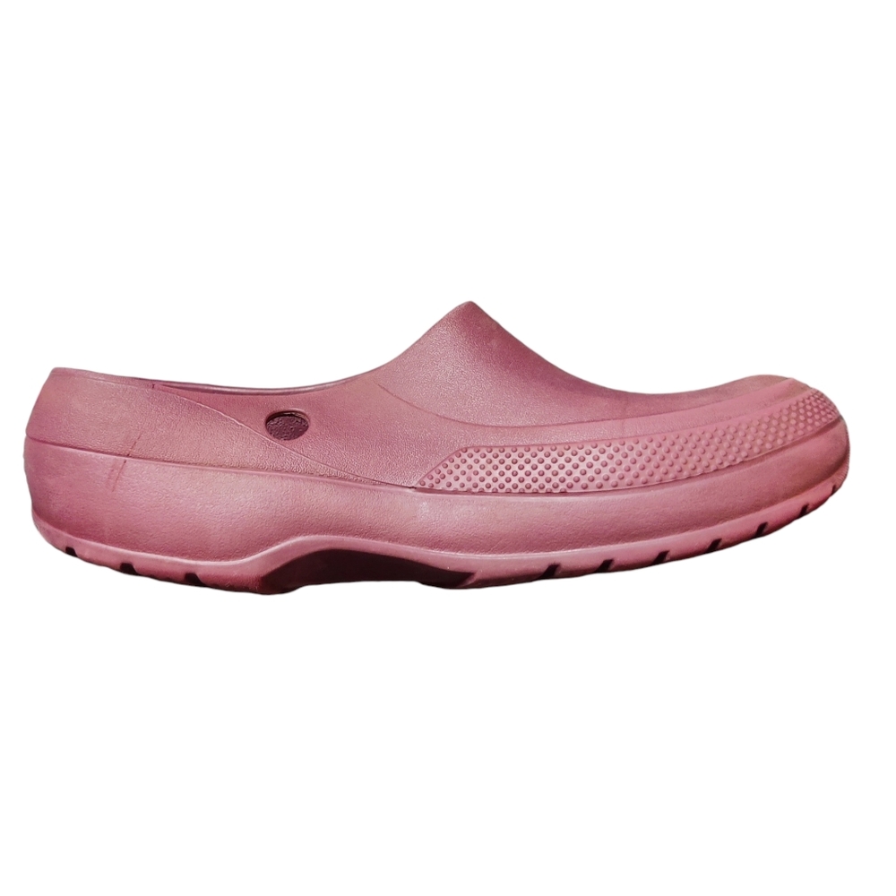 Rare Crocs Solid Two Hole Clogs Clay Brown Women's Size 9 Men's 7. - Picture 6 of 15